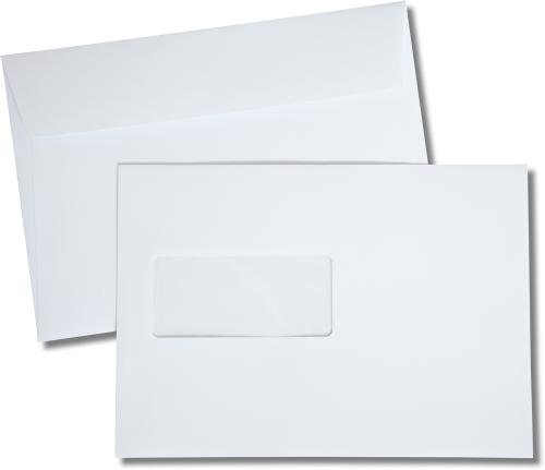 Briefumschläge C5 mit+ohne Fenster weiss 100g