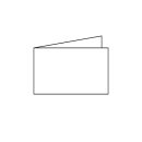 Doppelkarten quer (Trauerpost) 115x185mm - Fein gerändert 1mm