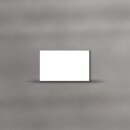 Einzelkarten (Trauerpost) 115x185mm weiss - Grau gerändert 2mm