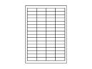 Etiketten 48,3x16,9 mm weiss - 64 Etiketten/Blatt
