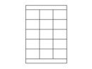 Etiketten 70,0x50,8mm weiss - 15 Etiketten/Blatt