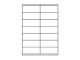 Etiketten 105,0x41,0 mm weiss - 14 Etiketten/Blatt