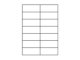 Etiketten 105,0x42,3 mm weiss - 14 Etiketten/Blatt