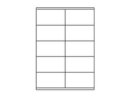 Etiketten 105,0x57,0 mm weiss - 10 Etiketten/Blatt