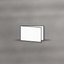 Trauerkarte querdoppelt gehämmert 110 x 173 mm - 2...