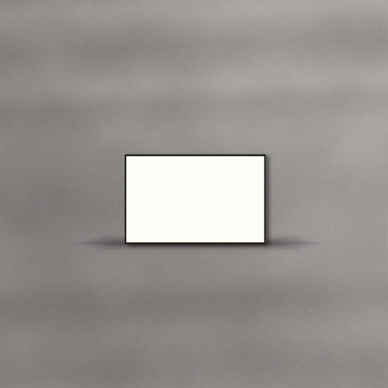 Trauerkarten einzeln 115 x 185 mm - creme - Fein gerändert