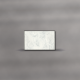 Kondolenzkarte (Trauerpapier) 115x185mm - Marmor Fein gerändert