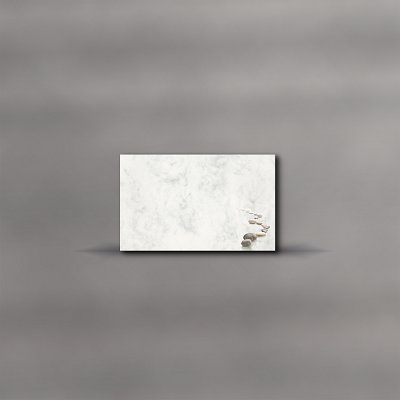 Kondolenzkarte einzeln (Trauerpost) 115x185mm - Marmor Steine