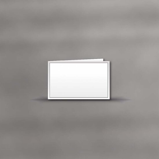 Trauerkarten querdoppelt 115 x 185 mm - Verlauf im Rahmen