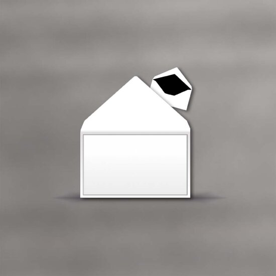 Trauerhüllen 120 x 191 mm - Verlauf im Rahmen