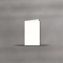 Doppelkarte hochdoppelt (Trauerpost) 185x115mm - Serie Blanco