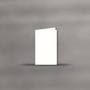Trauerkarte hochdoppelt - 115x185mm creme - Serie Blanco