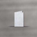 Trauerkarte hochdoppelt - 115 x 185 mm - Marmor Classic