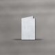 Trauerkarte hochdoppelt - 115 x 185 mm - Marmor Classic