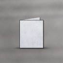Briefbogen (Trauerpapier) 183x215mm weiss - Marmor weiss