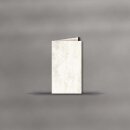 Trauerkarte hochdoppelt 195 x 114mm - Marmor hellgrau