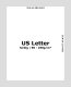 US Letter Papier farbig - 90-250g/m²