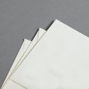 Briefumschlag DIN lang weiss leinen haftklebend - Edelpost