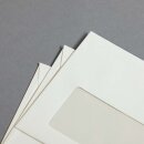 Briefumschläge DIN lang weiss leinen haftklebend -...