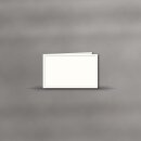 Trauerkarte feiner Rand querdoppelt 115 x 185 mm - creme