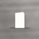 Trauerkarte feiner Rand hochdoppelt 115 x 185 mm - creme