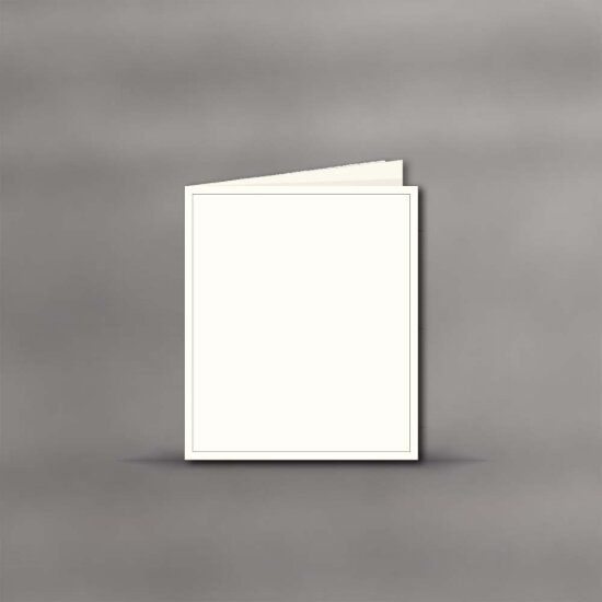 Trauerbogen feiner Rand 183 x 215 mm - creme