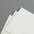 Briefumschlag DIN lang ohne Fenster weiss leinen haftklebend - Edelpost