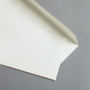 Briefumschlag DIN lang ohne Fenster weiss leinen haftklebend - Edelpost