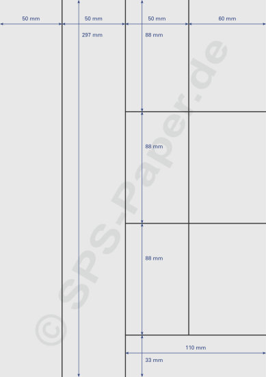 Papier A4 perforiert - Etiketten in 9 Grössen - weiss & farbig