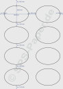 Buttons leicht trennbar - oval 80,3x56,6mm - 8...