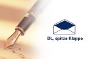 Briefumschl&auml;ge DIN lang halbglatt spitze Klappe - Opaline