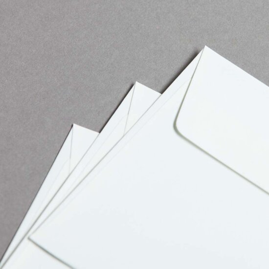 Briefumschläge DIN lang - gerade Klappe - 100...