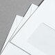 Umschläge DIN lang leinen mit Fenster - MAYSPIES® Opaline