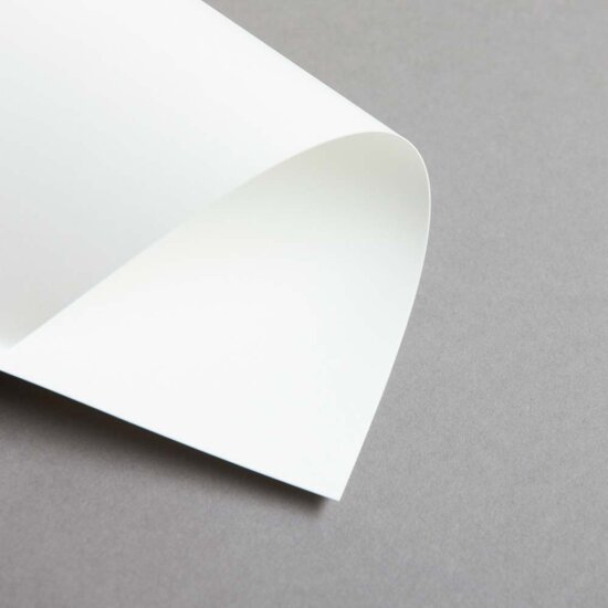 Karten DIN lang weiss halbglatt - MAYSPIES® Opaline