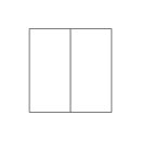 Karten DIN lang hochdoppelt weiss leinen - MAYSPIES®...