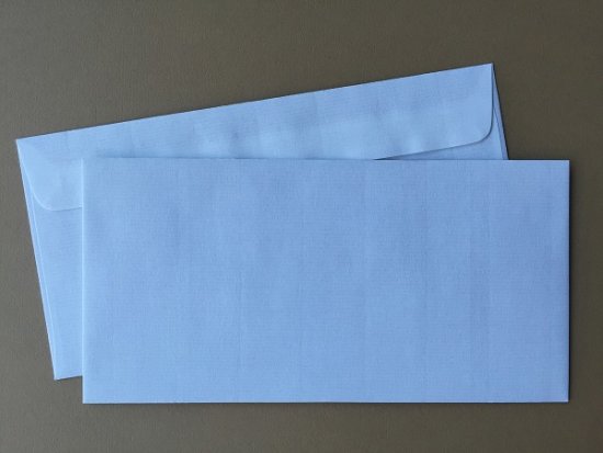 Briefumschlag gerippt DIN lang mit Fenster - weiss | Evergreen