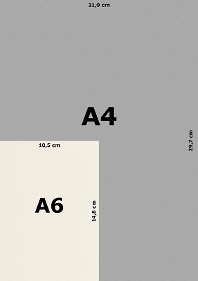 Papier A6 farbig - 90g