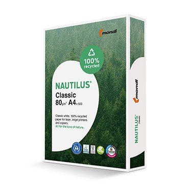 Recyclingpapier A4 & A3 - NAUTILUS® Classic - FSC® - 80g