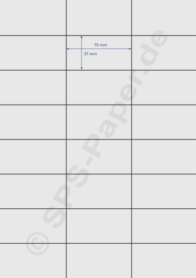 Papier A4 perforiert - 24 Etiketten 70x37mm - weiss & farbig