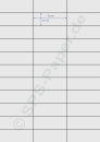Papier A4 perforiert - 33 Etiketten á 70x27mm -...