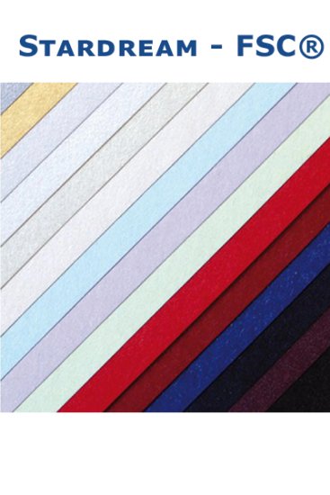 Papier mit beidseitigem Metalliceffekt - Stardream