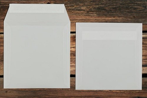 Transparente Briefumschläge 170x170mm
