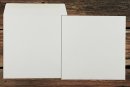 Briefumschläge quadratisch 240x240mm ohne Fenster nassklebend - naturelle