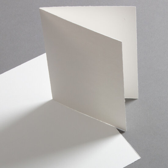 Bütten Karten handgerissen DIN A6 - hochdoppelt