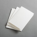 B&uuml;tten Karten handgerissen DIN A6 - hochdoppelt