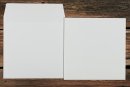 Briefumschläge quadratisch 170x170mm ohne Fenster haftklebend - naturelle
