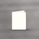 Echt Büttenpapier Bogen gefalzt (Trauerpapier) ca. 175x215mm - Trauerserie Silberrahmen