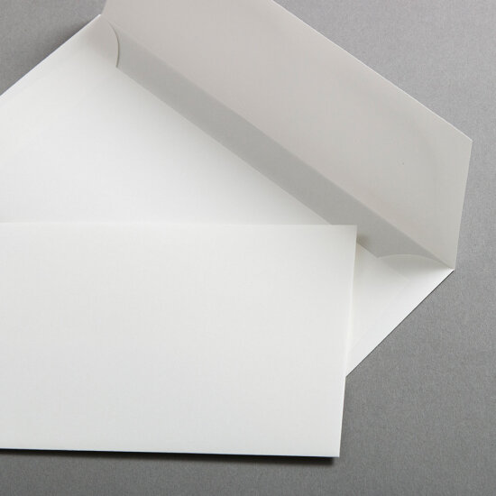 Bütten Briefumschläge handgerissen DIN lang