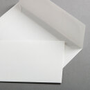 Bütten Briefumschläge handgerissen DIN lang