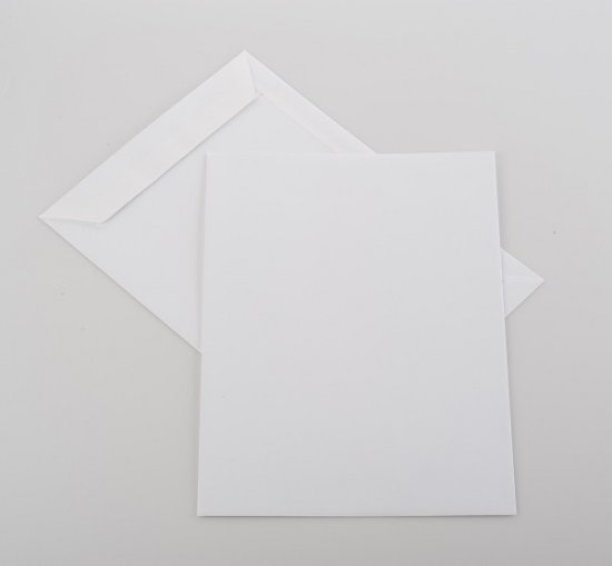 Versandtasche C4 ohne Fenster - Extra white matt - FSC®